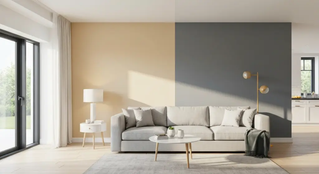 kleuren woonkamer kiezen