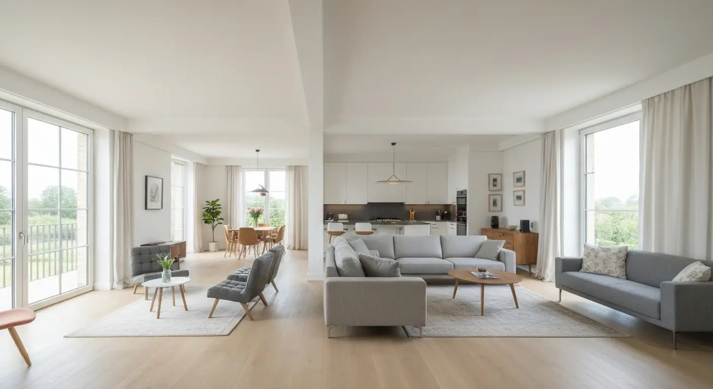 open woonkamer inrichten